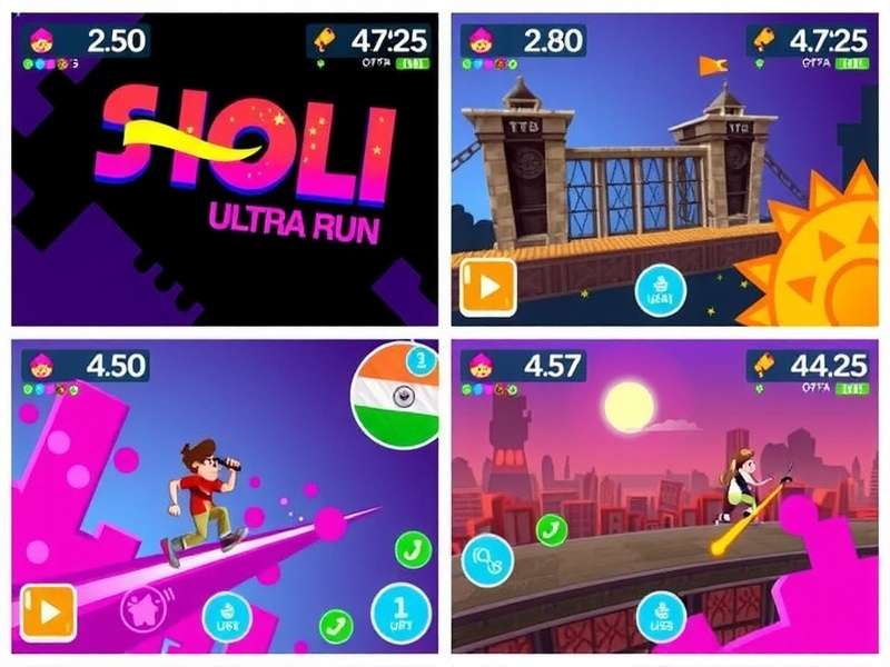 Regional variations of Holi Ultra Run Holi Ultra Run localized versions for India
